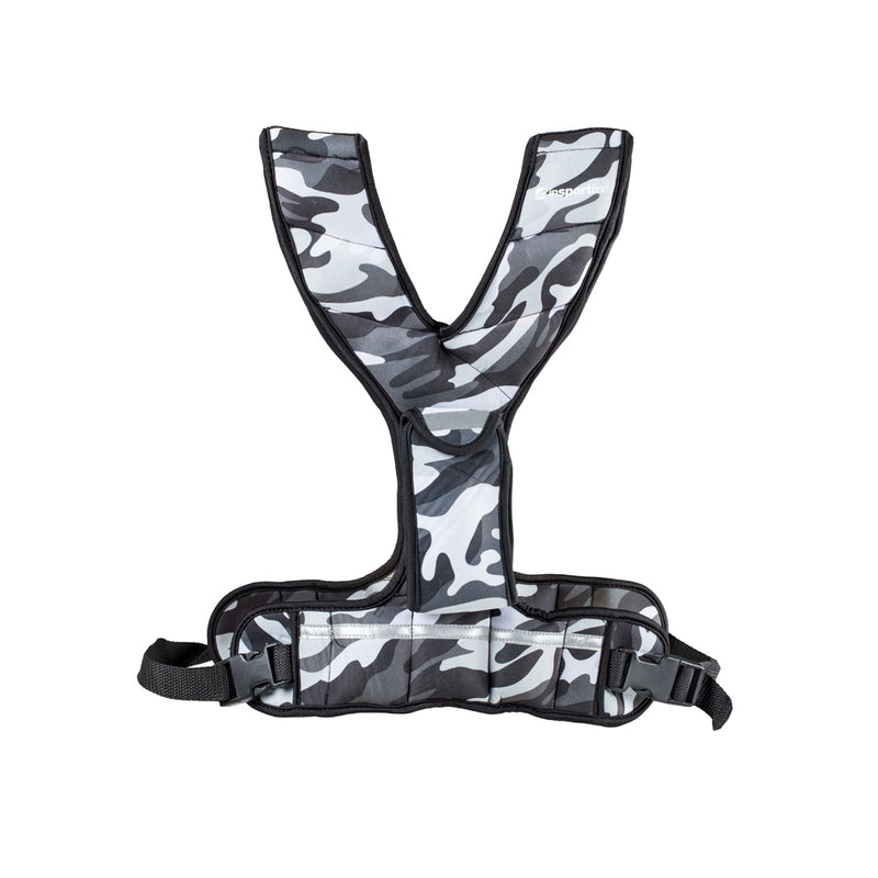 Weighted Vest with Pocket FitUp 3kg - Camo Grey - Gymzey.com