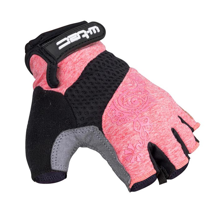 Women's Cycling Gloves Gel-Padded, Size XL - Black Pink - Gymzey.com