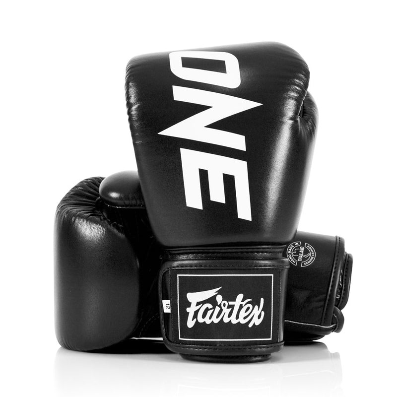 BGV Fairtex X ONE Championship Boxing Gloves - Black