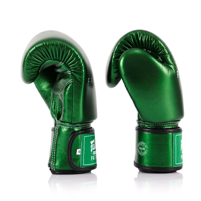 Fairtex BGV22 Metallic Boxing Gloves Green