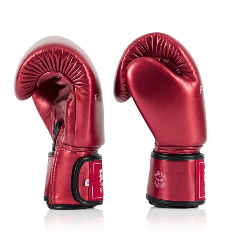 Fairtex BGV22 Metallic Boxing Gloves Red