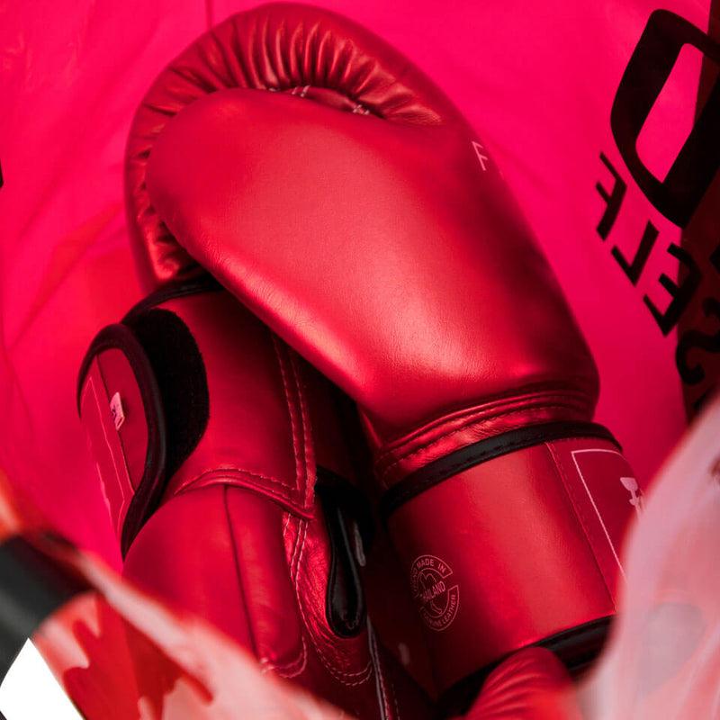 Fairtex BGV22 Metallic Boxing Gloves Red