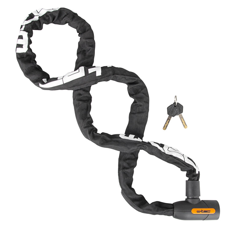 Bike/Motorcycle Chain Lock 1500 mm with Textile Sleeve - Gymzey.com
