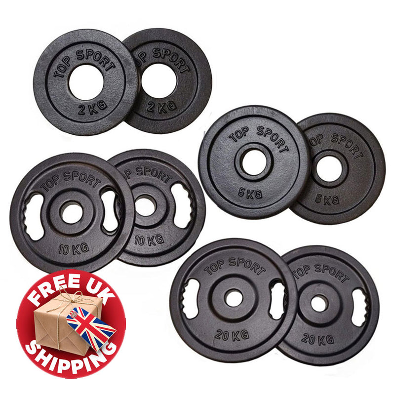 Cast Iron Weight Plates 2" Olympic 2kg - 20kg