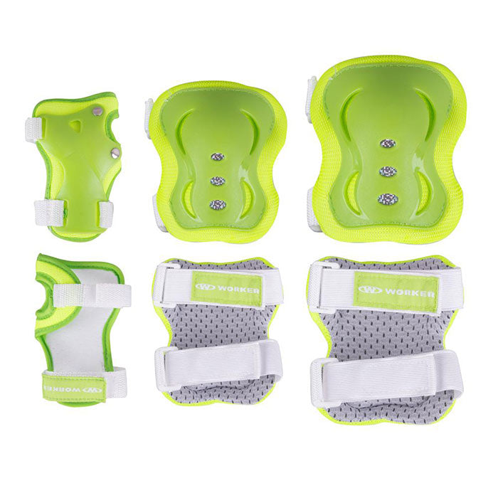 Cycling Elbows and Knees Pads Set - Green - Gymzey.com