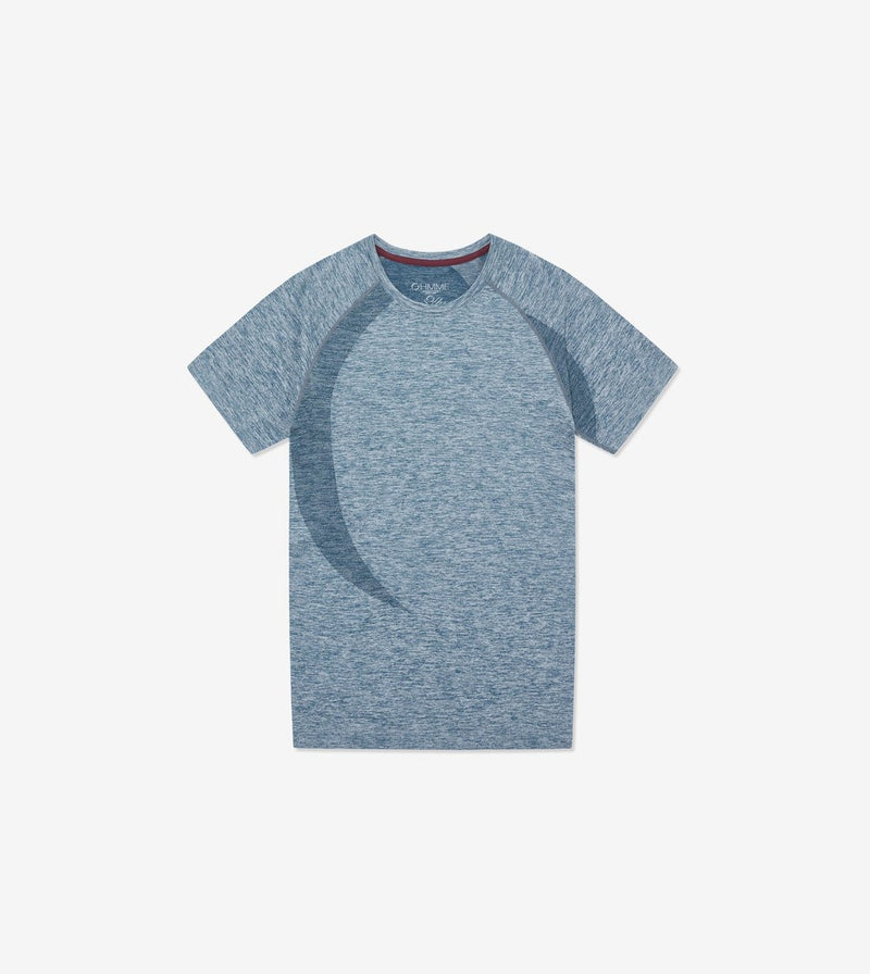 Ohmme OM T-Shirt - Blue - Gymzey.com