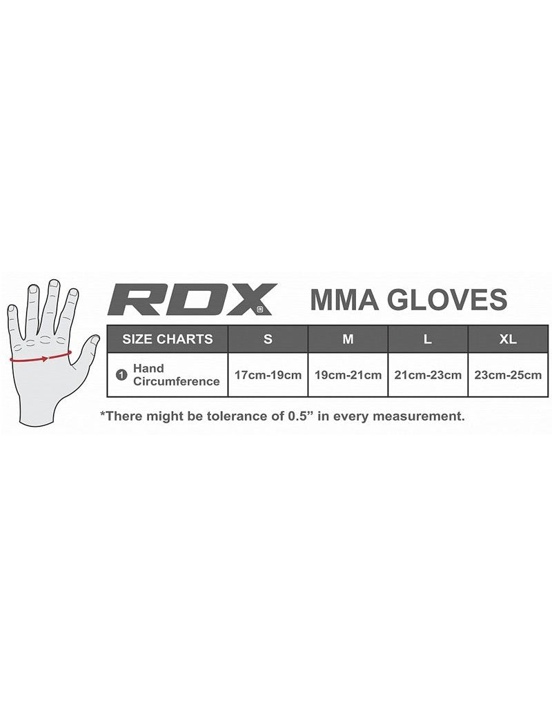 RDX T1 Leather MMA Grappling Gloves - Gymzey.com