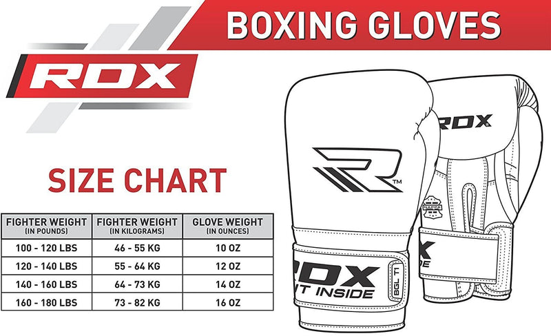 RDX T1 Elite Leather Boxing Gloves 12oz - Yellow - Gymzey.com