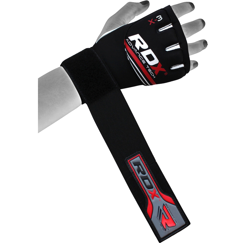 RDX X3 Neoprene Gel Grappling Gloves - Red - Gymzey.com
