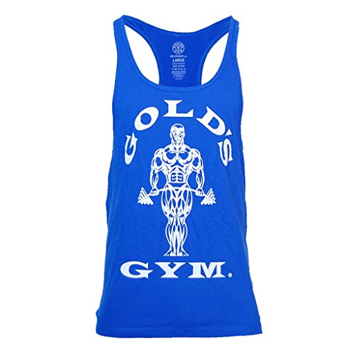 Golds Gym Muscle Joe Stringer Vest - Royal Blue - Gymzey.com
