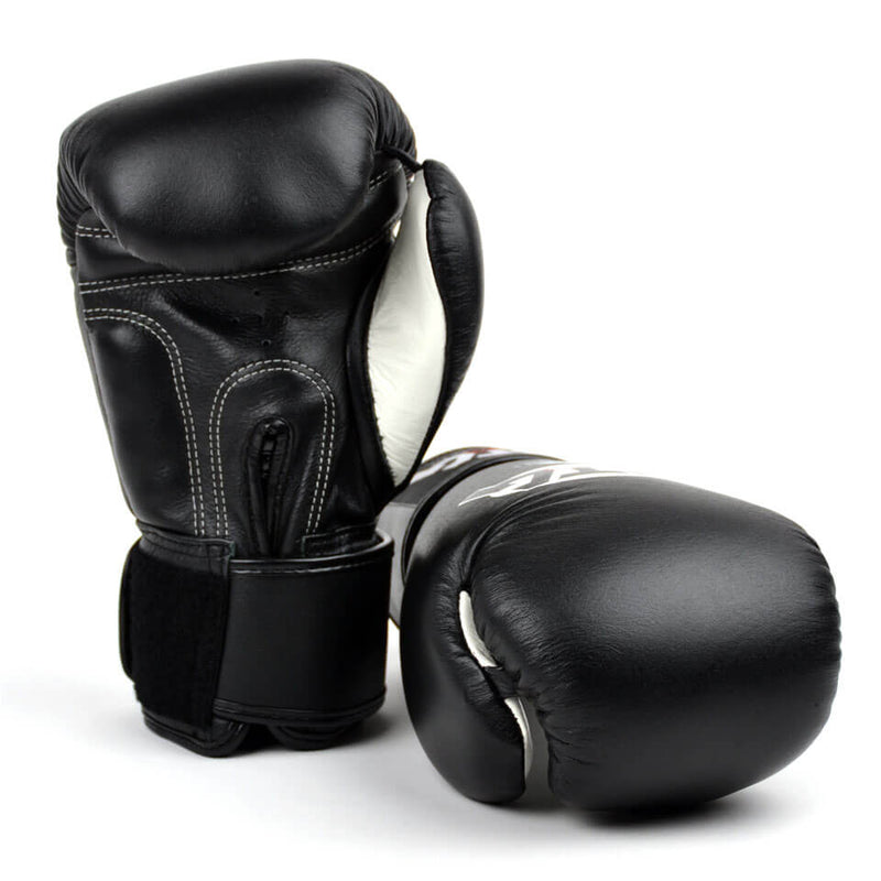MTG Pro VG1 Velcro Boxing Gloves Black