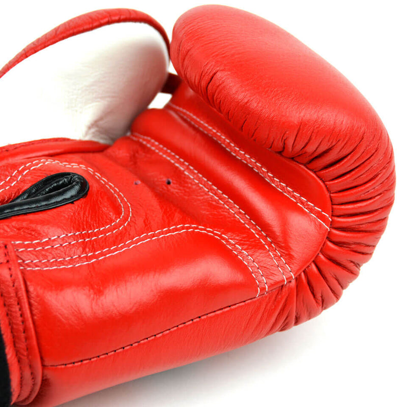 MTG Pro VG1 Velcro Boxing Gloves Red